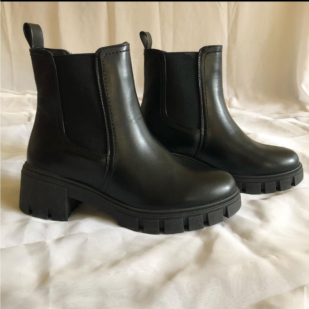 Chunky Chelsea Boots (Block Heel) (NWOT)